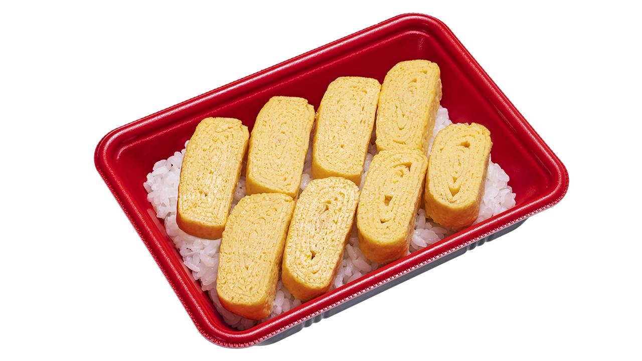 「玉子焼弁当」はシリーズ初の四角いパッケージのお弁当