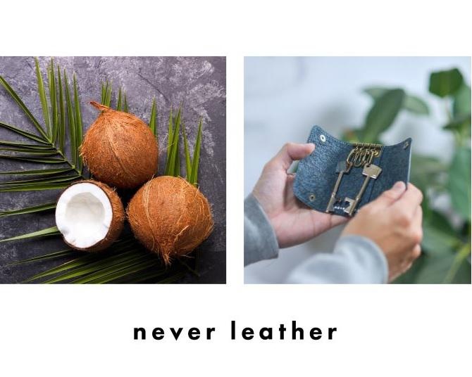 「never leather」